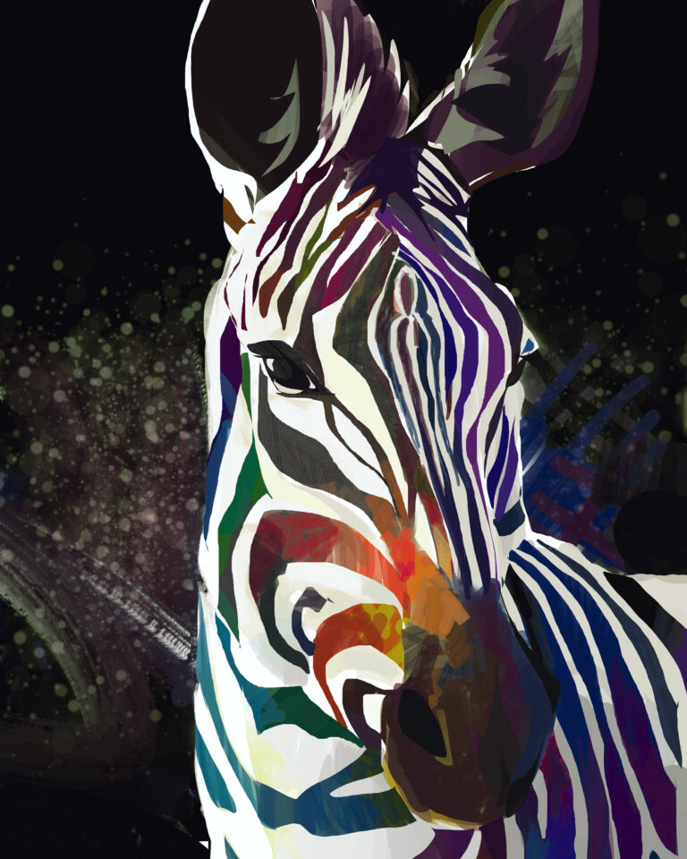 Rainbow Zebra